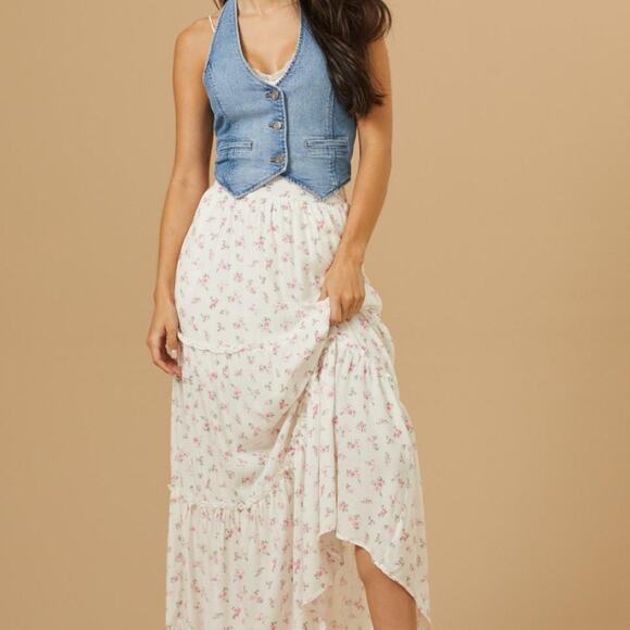 Altar'd State Dresses & Skirts - Altard state white floral maxi